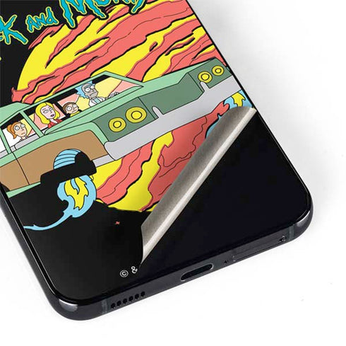 Adult Swim Rick and Morty Family Wagon Galaxy S22 Plus Skin